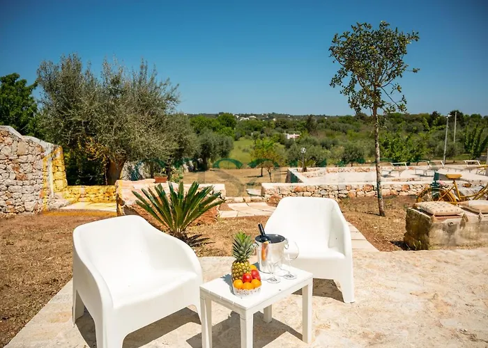 Citta Bianca - Il Trullo Bianco Coccio View-pool-relax Villa