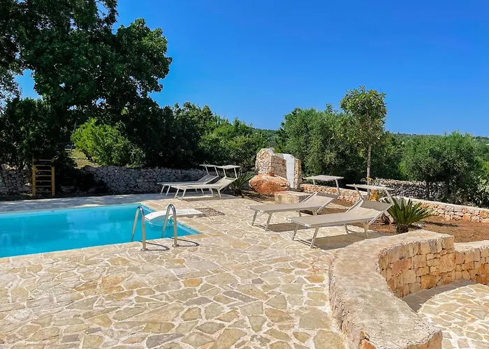 Citta Bianca - Il Trullo Bianco Coccio View-pool-relax * Ostuni