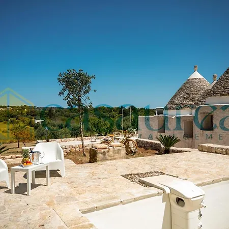 Citta Bianca - Il Trullo Bianco Coccio View-pool-relax ヴィラ