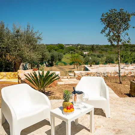 Citta Bianca - Il Trullo Bianco Coccio View-pool-relax Villa