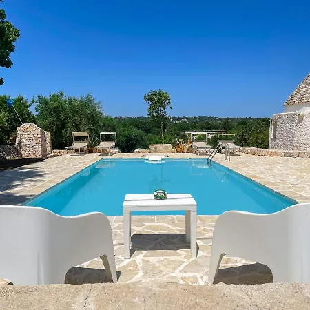 Villa Citta Bianca - Il Trullo Bianco Coccio View-pool-relax