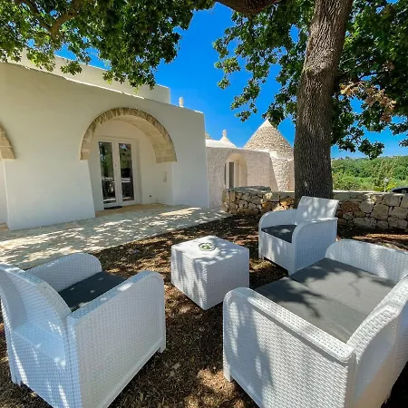 Vila Citta Bianca - Il Trullo Bianco Coccio View-pool-relax *
