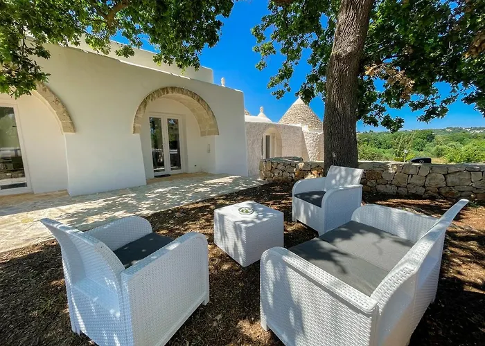 Villa Bianca - Il Trullo Bianco Coccio View-pool-relax *