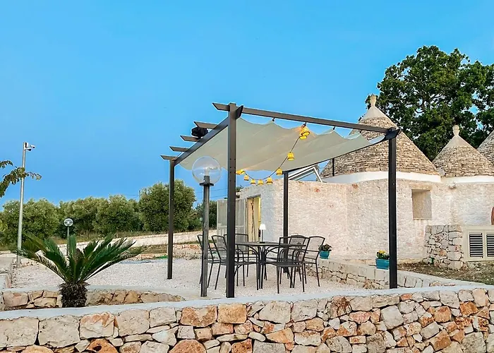 Bianca - Il Trullo Bianco Coccio View-pool-relax *